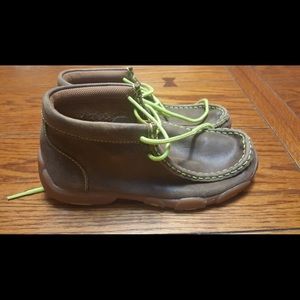Youth's Leather Lace-up D Twisted X EUC